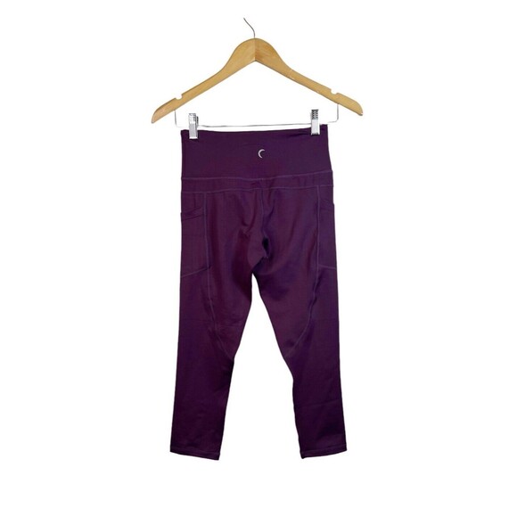 Ziya Active Purple Cropped Leggings Pants Workout Size 4 - Picture 2 of 10